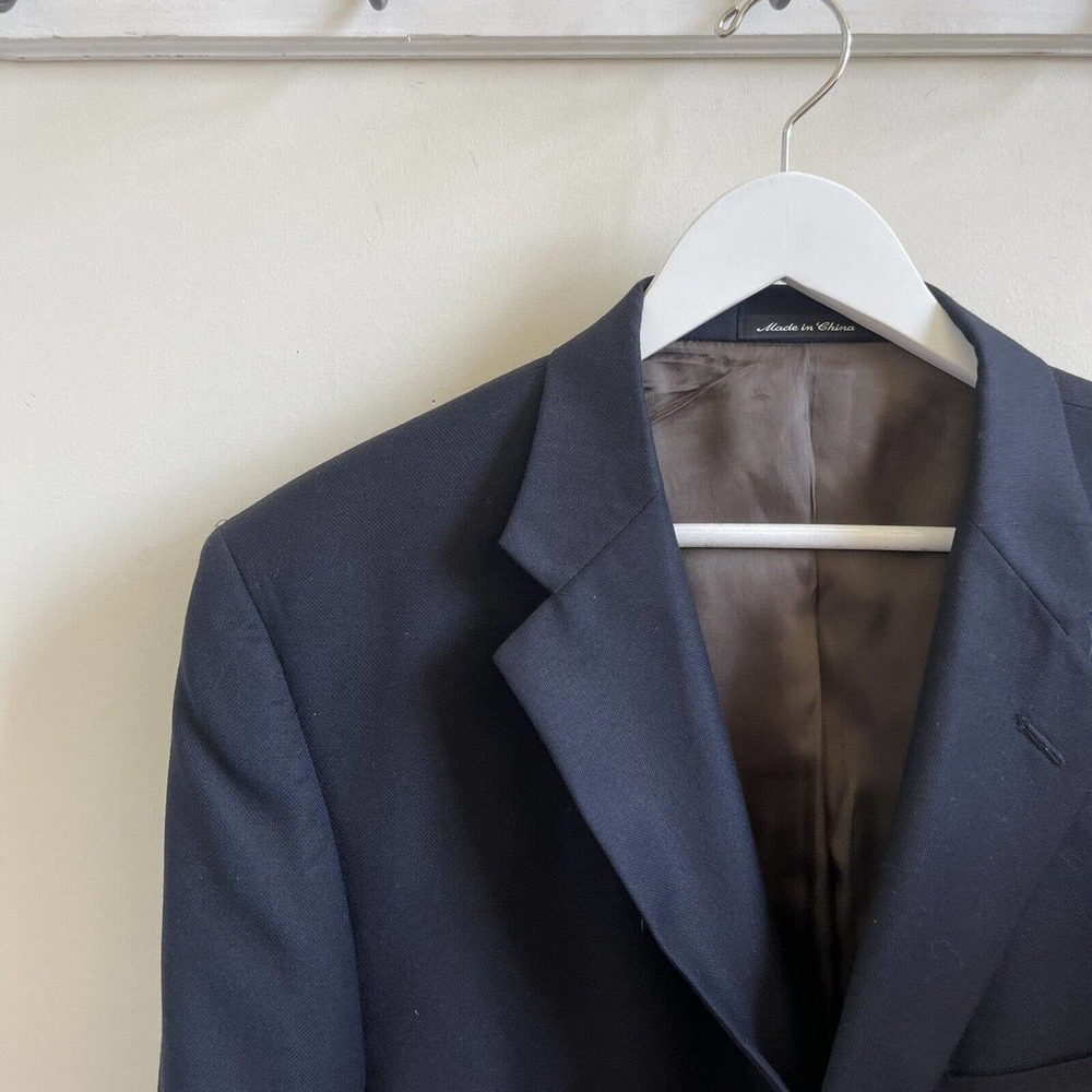 Lyle & scott navy gold button blazer 44 - Picture 2 of 5